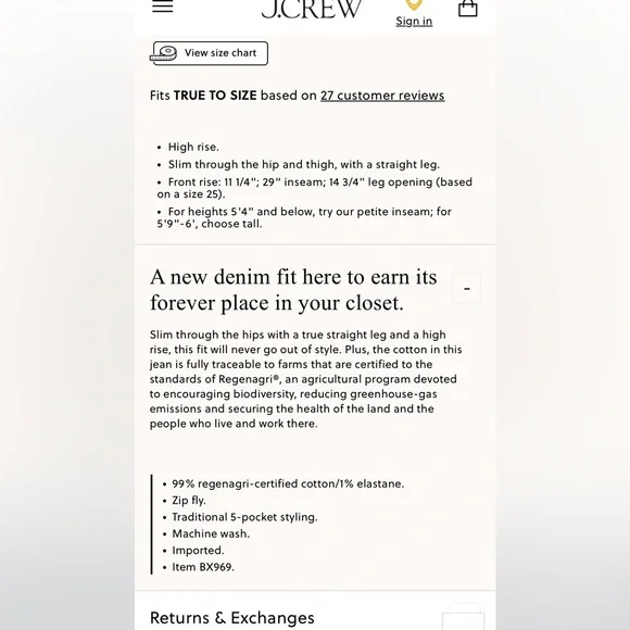 J.crew Classic Straight Jean in Bronson Wash - Picture 3 of 4